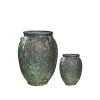 Garten Amphore Im 2er Set - Antikes Design - Grün - Gangi