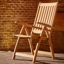 Garten Klappstuhl Mit Armlehnen Aus Teakholz - Blake Hochlehner -Gartenwelt Geschaft garten klappstuhl mit armlehnen aus teakholz blake hochlehner5