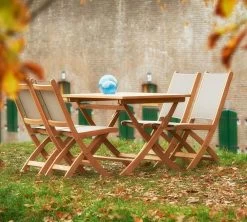 Garten Klappstuhl Ohne Armlehne Aus Teakholz & Kunststoff - Harriett Klappstuhl -Gartenwelt Geschaft garten klappstuhl ohne armlehne aus teakholz kunststoff harriett klappstuhl3