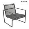 Garten Loungesessel Von Borek - Aluminium - Inkl. Sitzkissen - Grau - Andria Klubsessel
