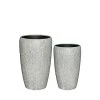 Garten Pflanzgefäße Im 2er Set - Polystone Mit Einsatz - Bobbio