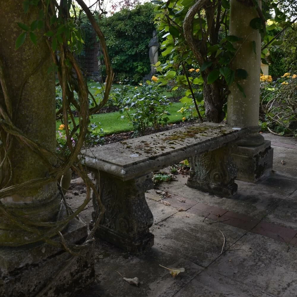 Garten Stein Bank Historisch - Adlington Hall 2 Garten Stein Bank Historisch - Adlington Hall – Bild 2