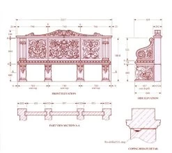 Garten Steinbank Mit Lehne - Raynham Hall -Gartenwelt Geschaft garten steinbank mit lehne raynham hall4