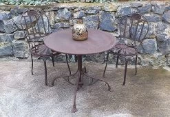 Garten Stuhl Aus Schmiedeeisen Im Antik Design - Flavienne -Gartenwelt Geschaft garten stuhl aus schmiedeeisen im antik design flavienne7