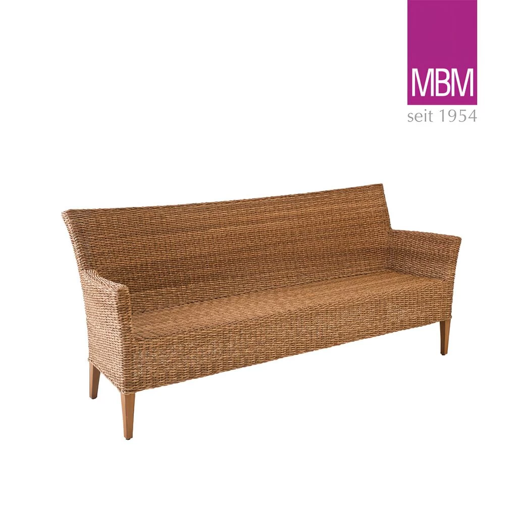 Gartenbank 3 Sitzer - Von MBM - Alu, Geflecht & Resysta - Braun - Gartenbank Madrigal 1 Gartenbank 3 Sitzer - Von MBM - Alu, Geflecht & Resysta - Braun - Gartenbank Madrigal