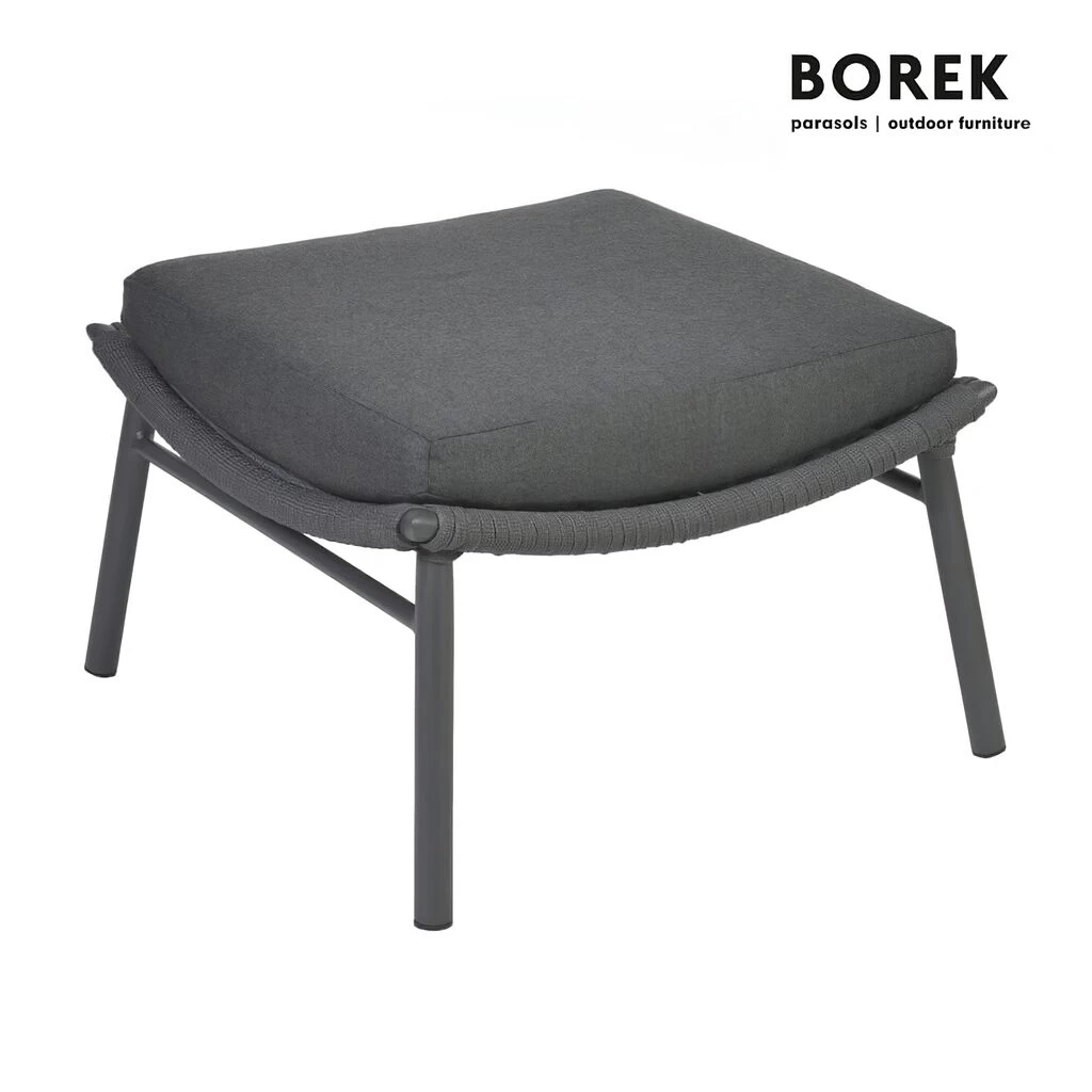 Gartenhocker Aus Alu Und Ardenza-Rope - Hocker Aveiro 1 Gartenhocker Aus Alu Und Ardenza-Rope - Hocker Aveiro