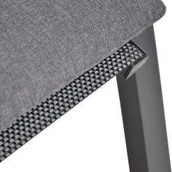 Gartenhocker Dunkelgrau Aus Aluminium - Hocker Omare -Gartenwelt Geschaft gartenhocker dunkelgrau aus aluminium hocker omare3