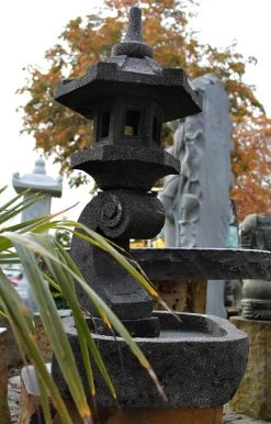 Gartenlaterne Mit Vogelbad Naturstein - Hadano -Gartenwelt Geschaft gartenlaterne mit vogelbad naturstein hadano4