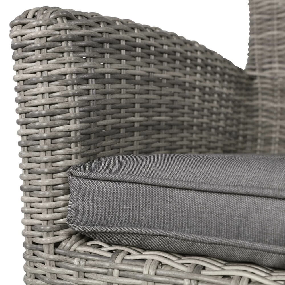 Gartensessel Aus Polyrattan Mit Sitzkissen - Set - Korbsessel Tio 4 Gartensessel Aus Polyrattan Mit Sitzkissen - Set - Korbsessel Tio – Bild 4