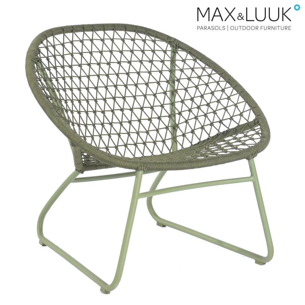 Gartensessel Aus Rope & Alu - Max&Luuk - Modern - Bella Sessel 1 Gartensessel Aus Rope & Alu - Max&Luuk - Modern - Bella Sessel