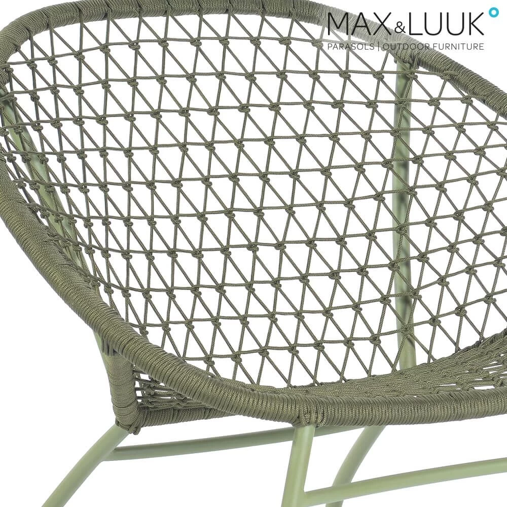 Gartensessel Aus Rope & Alu - Max&Luuk - Modern - Bella Sessel 2 Gartensessel Aus Rope & Alu - Max&Luuk - Modern - Bella Sessel – Bild 2