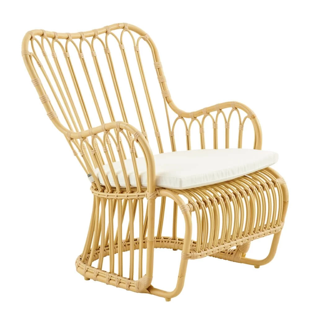 Gartensessel Für Die Lounge Aus Alu Rattan In Der Farbe Hellbraun - Gartensessel Fillip 1 Gartensessel Für Die Lounge Aus Alu Rattan In Der Farbe Hellbraun - Gartensessel Fillip