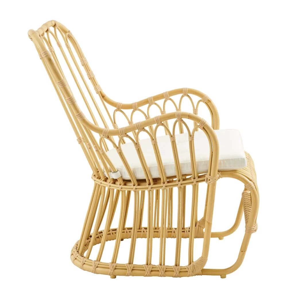 Gartensessel Für Die Lounge Aus Alu Rattan In Der Farbe Hellbraun - Gartensessel Fillip 3 Gartensessel Für Die Lounge Aus Alu Rattan In Der Farbe Hellbraun - Gartensessel Fillip – Bild 3