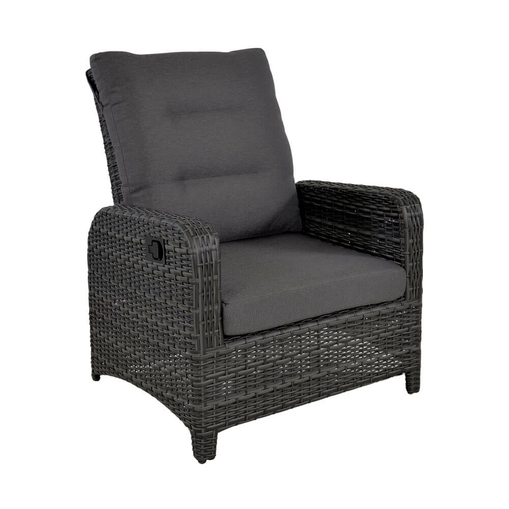 Gartensessel Mit Rattangeflecht - Verstellbare Lehne - Sessel Refi 1 Gartensessel Mit Rattangeflecht - Verstellbare Lehne - Sessel Refi