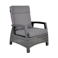 Gartensessel Rattanoptik Mit Kippbarer Rückenlehne - Sessel Flero