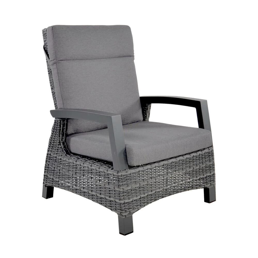 Gartensessel Rattanoptik Mit Kippbarer Rückenlehne - Sessel Flero 1 Gartensessel Rattanoptik Mit Kippbarer Rückenlehne - Sessel Flero