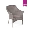 Gartensessel Stapelbar - MBM - Alu & Polyrattan - Modern - Sessel Balou
