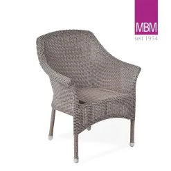 Gartensessel Stapelbar - MBM - Alu & Polyrattan - Modern - Sessel Balou