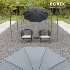 Gartensessel Von Borek - Aluminium - Mit Sitzkissen - Grau & Braun Meliert - Colette Klubsessel -Gartenwelt Geschaft gartensessel von borek aluminium mit sitzkissen grau braun meliert colette klubsessel3