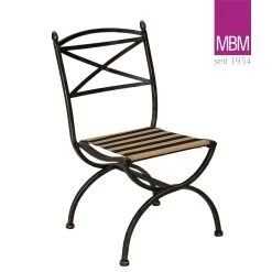 Gartenstuhl Antik Ohne Armlehnen - MBM - Metall/Eisen - Stuhl Medici