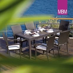 Gartenstuhl Dunkelbraun - Stapelbar - Alu & Mirotex - MBM - Gartenstuhl Bellini 7 Gartenstuhl Dunkelbraun - Stapelbar - Alu & Mirotex - MBM - Gartenstuhl Bellini -Gartenwelt Geschaft gartenstuhl dunkelbraun stapelbar alu mirotex mbm gartenstuhl bellini3