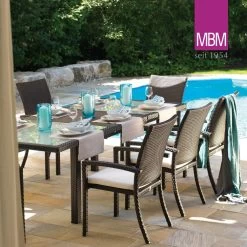 Gartenstuhl Dunkelbraun - Stapelbar - Alu & Mirotex - MBM - Gartenstuhl Bellini 9 Gartenstuhl Dunkelbraun - Stapelbar - Alu & Mirotex - MBM - Gartenstuhl Bellini -Gartenwelt Geschaft gartenstuhl dunkelbraun stapelbar alu mirotex mbm gartenstuhl bellini5