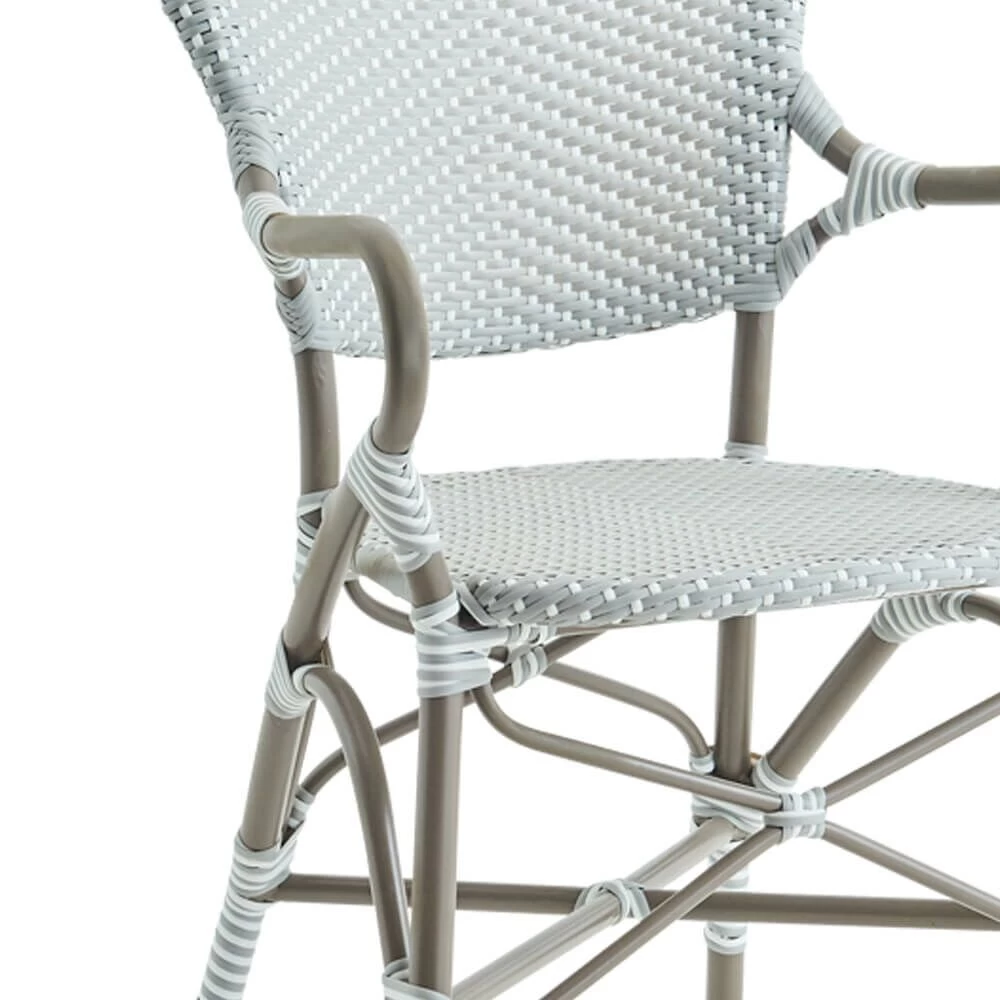 Gartenstuhl Mit Armlehnen Und Dot Muster Zum Stapeln - Gartensessel Karina 2 Gartenstuhl Mit Armlehnen Und Dot Muster Zum Stapeln - Gartensessel Karina – Bild 2