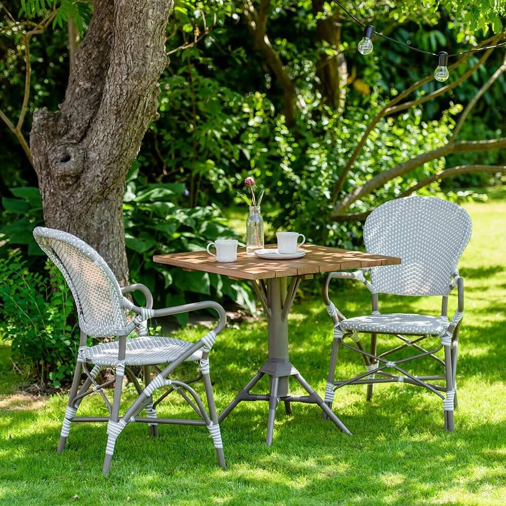 Gartenstuhl Mit Armlehnen Und Dot Muster Zum Stapeln - Gartensessel Karina 5 Gartenstuhl Mit Armlehnen Und Dot Muster Zum Stapeln - Gartensessel Karina – Bild 5