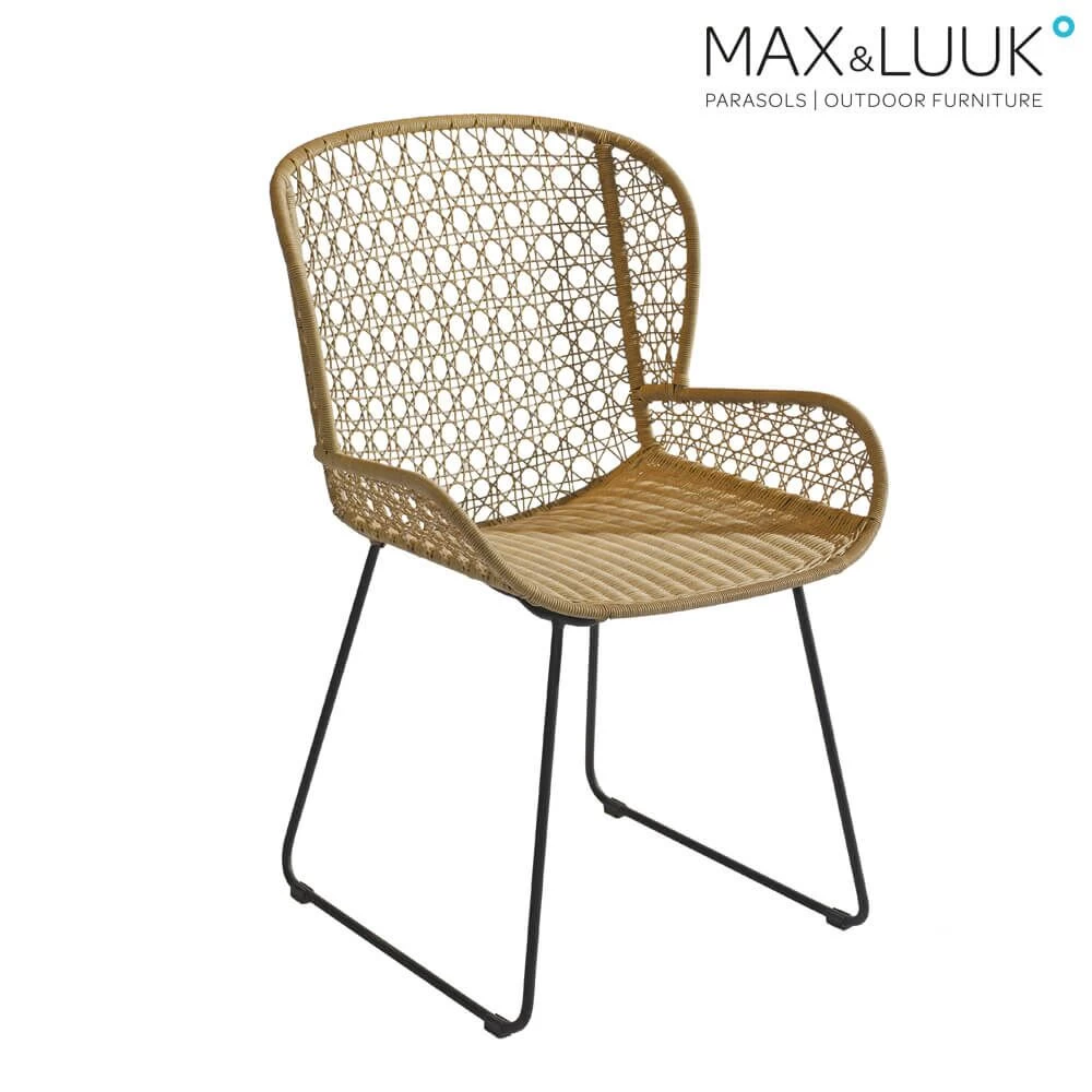 Gartenstuhl Mit Ausgefallen Umflochtener Sitzschale Von Max & Luuk - Charlie Stuhl 1 Gartenstuhl Mit Ausgefallen Umflochtener Sitzschale Von Max & Luuk - Charlie Stuhl