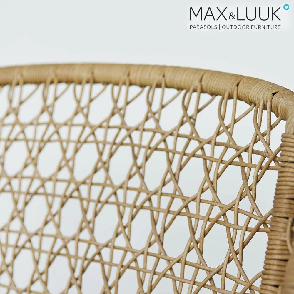 Gartenstuhl Mit Ausgefallen Umflochtener Sitzschale Von Max & Luuk - Charlie Stuhl 4 Gartenstuhl Mit Ausgefallen Umflochtener Sitzschale Von Max & Luuk - Charlie Stuhl – Bild 4