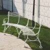 Gebogene Eisen Gartenbank Im Antiken Design - Gauvain