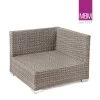 Geflochtenes Lounge-Eckmodul Für Den Garten Von MBM - Eckmodul Bellini