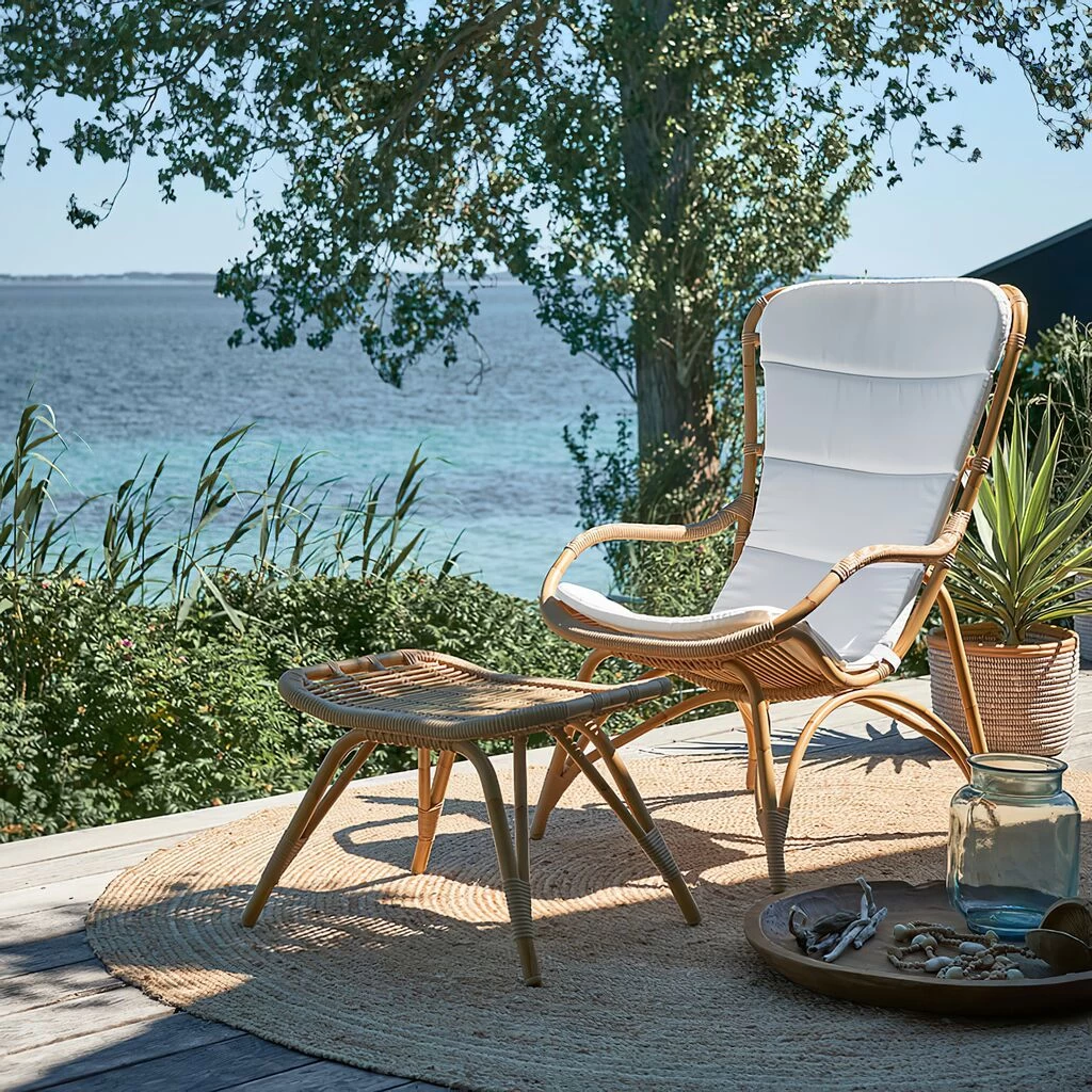 Gemütlicher Gartensessel Aus Aluminium In Hellbraun - Gartensessel Elina 5 Gemütlicher Gartensessel Aus Aluminium In Hellbraun - Gartensessel Elina – Bild 5