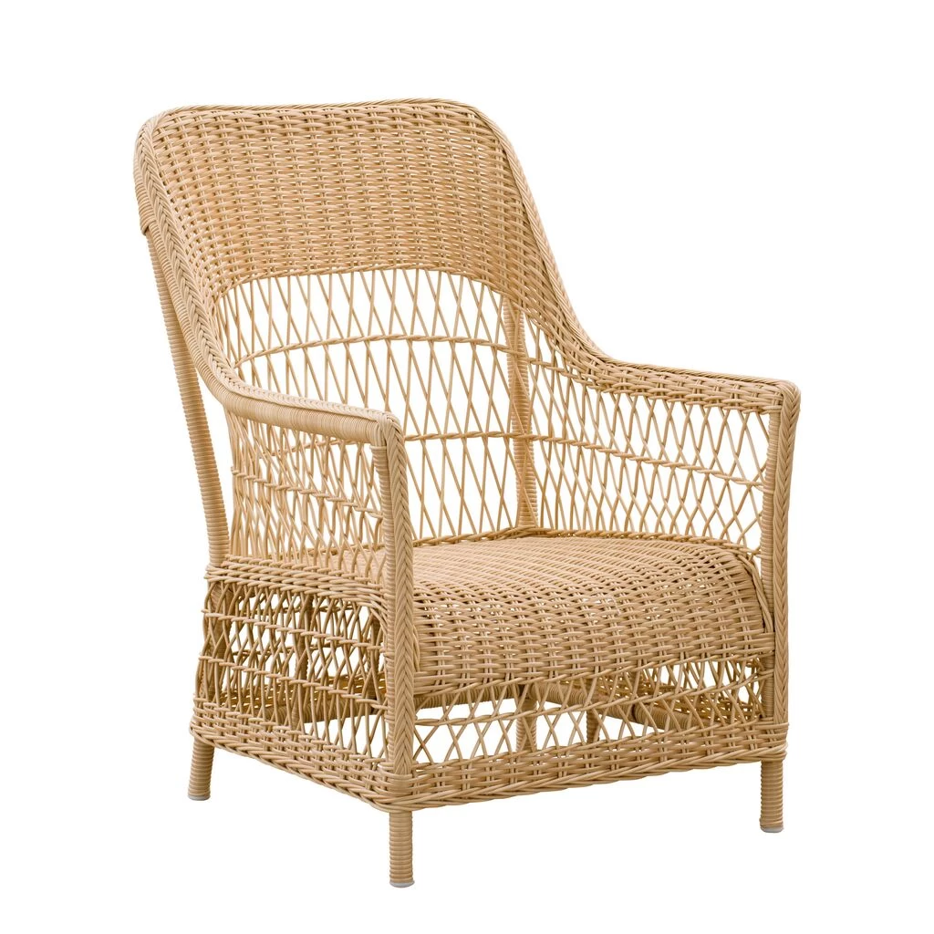 Gemütlicher Geflechtsessel In Rattan Optik Für Den Outdoor Gebrauch - Sessel Anike 1 Gemütlicher Geflechtsessel In Rattan Optik Für Den Outdoor Gebrauch - Sessel Anike