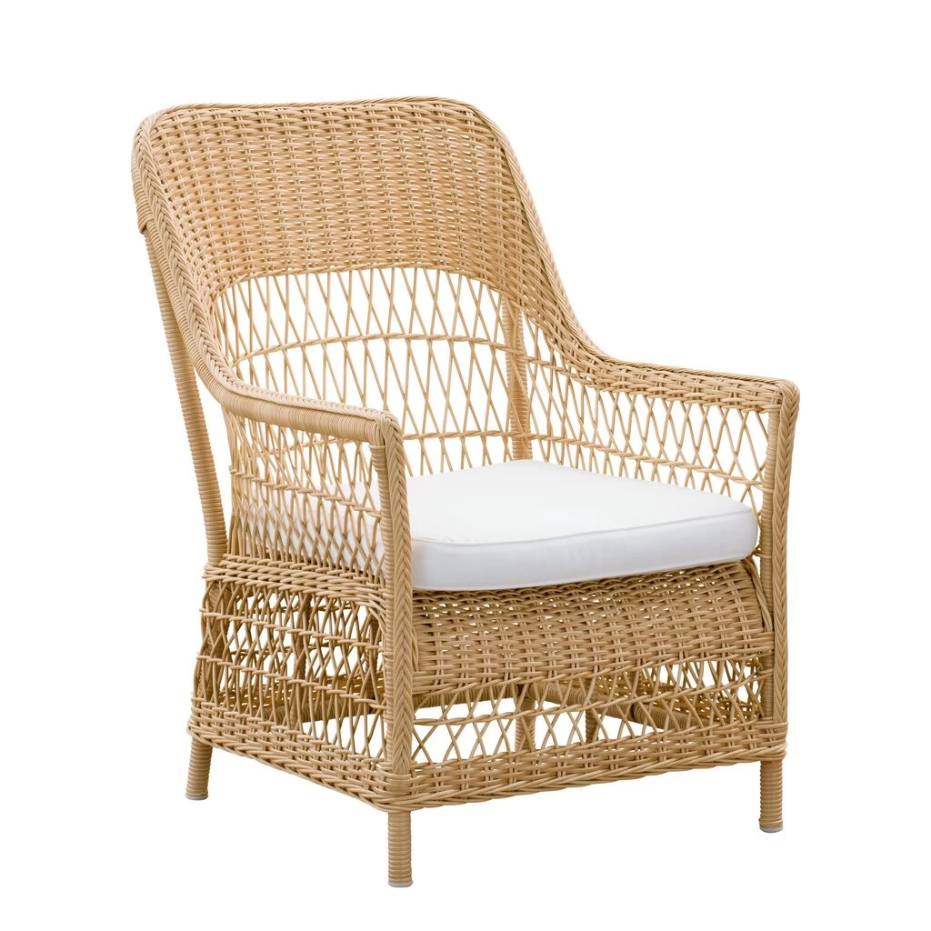 Gemütlicher Geflechtsessel In Rattan Optik Für Den Outdoor Gebrauch - Sessel Anike 2 Gemütlicher Geflechtsessel In Rattan Optik Für Den Outdoor Gebrauch - Sessel Anike – Bild 2