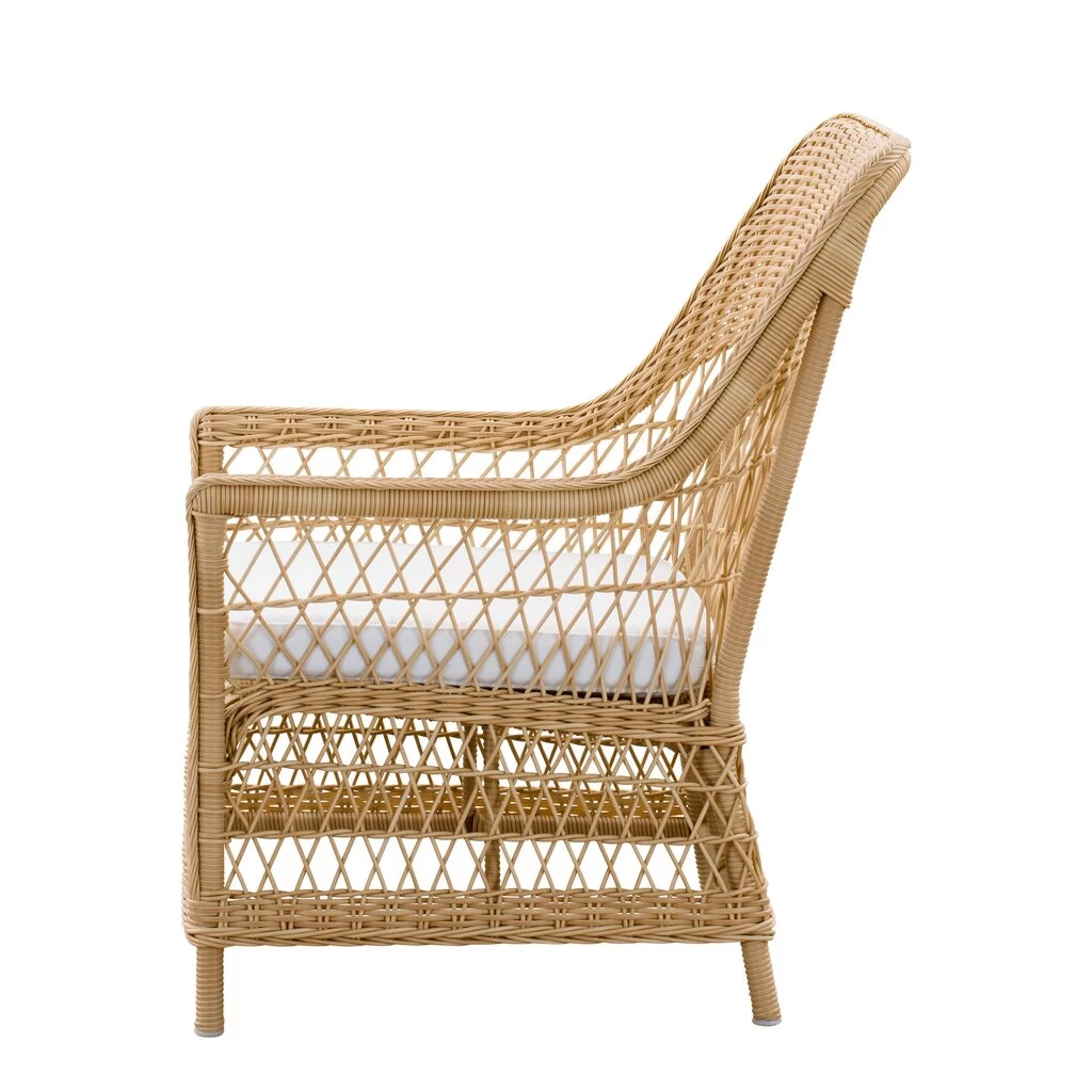 Gemütlicher Geflechtsessel In Rattan Optik Für Den Outdoor Gebrauch - Sessel Anike 4 Gemütlicher Geflechtsessel In Rattan Optik Für Den Outdoor Gebrauch - Sessel Anike – Bild 4