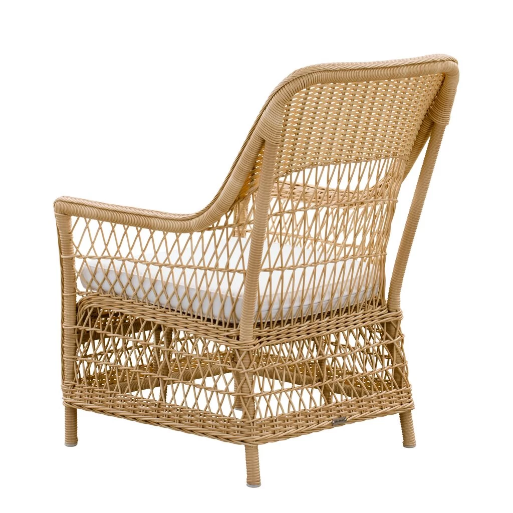 Gemütlicher Geflechtsessel In Rattan Optik Für Den Outdoor Gebrauch - Sessel Anike 5 Gemütlicher Geflechtsessel In Rattan Optik Für Den Outdoor Gebrauch - Sessel Anike – Bild 5