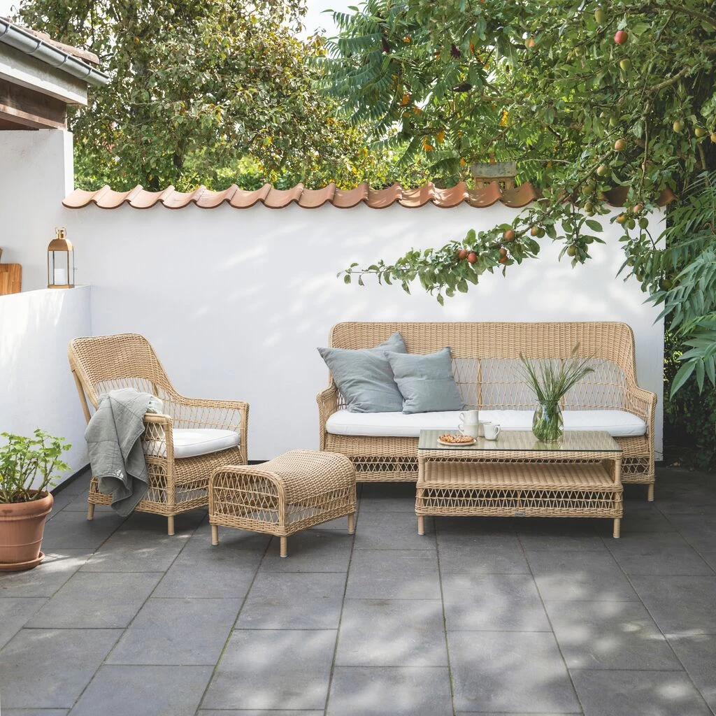 Gemütlicher Geflechtsessel In Rattan Optik Für Den Outdoor Gebrauch - Sessel Anike 6 Gemütlicher Geflechtsessel In Rattan Optik Für Den Outdoor Gebrauch - Sessel Anike – Bild 6