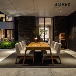 Gepolsterter Gartenstuhl Aus Teakholz Mit Rollen - Borek - Hybrid Stuhl 8 Gepolsterter Gartenstuhl Aus Teakholz Mit Rollen - Borek - Hybrid Stuhl -Gartenwelt Geschaft gepolsterter gartenstuhl aus teakholz mit rollen borek hybrid stuhl4