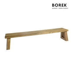 Große Teakholz Gartenbank Von Borek - 250cm - Gartenbank Parga
