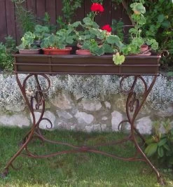 Großer Blumenständer Aus Schmiedeeisen Antik - Rousel -Gartenwelt Geschaft grosser blumenstaender aus schmiedeeisen antik rousel3