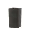 Großer Pflanzkübel Aus Kunststoff - Eckig - Anthrazit - Mijas