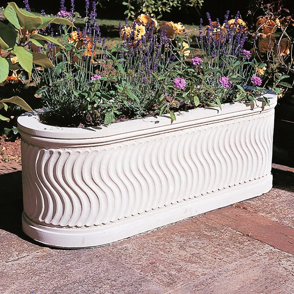 Großer Pflanztrog Stein XXL - Bearwood Park 1 Großer Pflanztrog Stein XXL - Bearwood Park