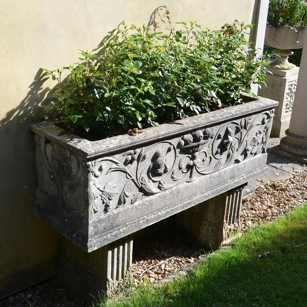 Großer Stein Pflanztrog Antik - Vicenza Grande 2 Großer Stein Pflanztrog Antik - Vicenza Grande – Bild 2