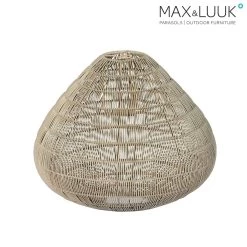 Hängelaterne Für Den Garten Von Max & Luuk - Aluminium Und Outdoor Geflecht - Wes Lampe