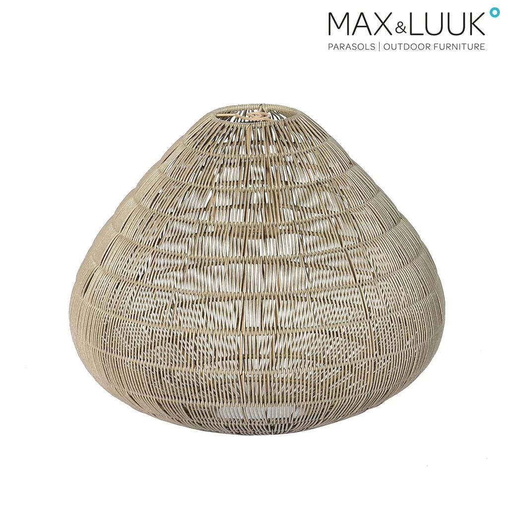 Hängelaterne Für Den Garten Von Max & Luuk - Aluminium Und Outdoor Geflecht - Wes Lampe 1 Hängelaterne Für Den Garten Von Max & Luuk - Aluminium Und Outdoor Geflecht - Wes Lampe