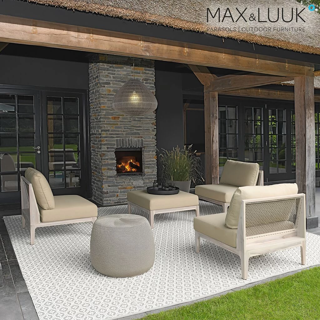 Hängelaterne Für Den Garten Von Max & Luuk - Aluminium Und Outdoor Geflecht - Wes Lampe 3 Hängelaterne Für Den Garten Von Max & Luuk - Aluminium Und Outdoor Geflecht - Wes Lampe – Bild 3