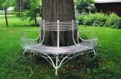 Halbrunde Bank Für Bäume Nostalgisch Antik - Egmond -Gartenwelt Geschaft halbrunde bank fuer baeume nostalgisch antik egmond3