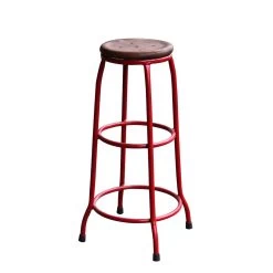 Handgefertigter Recycling Barhocker Aus Metall - Malou