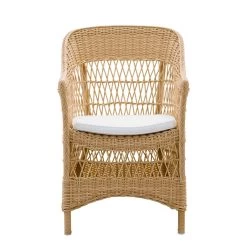 Hellbrauner Gartensessel Mit Armlehnen In Rattanoptik - Gartensessel Hedda -Gartenwelt Geschaft hellbrauner gartensessel mit armlehnen in rattanoptik gartensessel hedda3